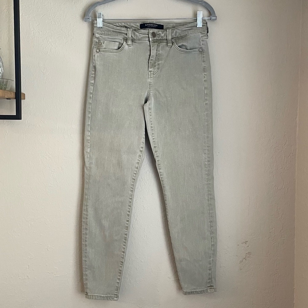 Liverpool Green Jeans - Picture 2 of 8